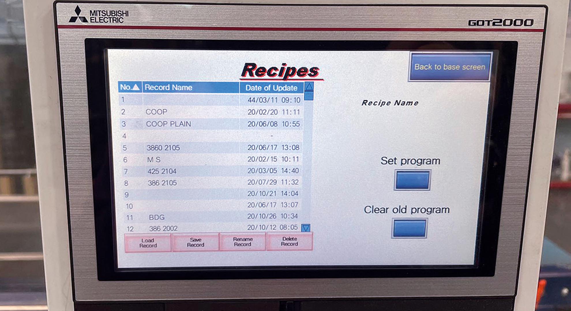 Equipping the new system with Mitsubishi Electric’s GOT2000 series HMI allows operators to monitor and interact with the pick and place processes.  [Source: Mitsubishi Electric Europe B.V.]