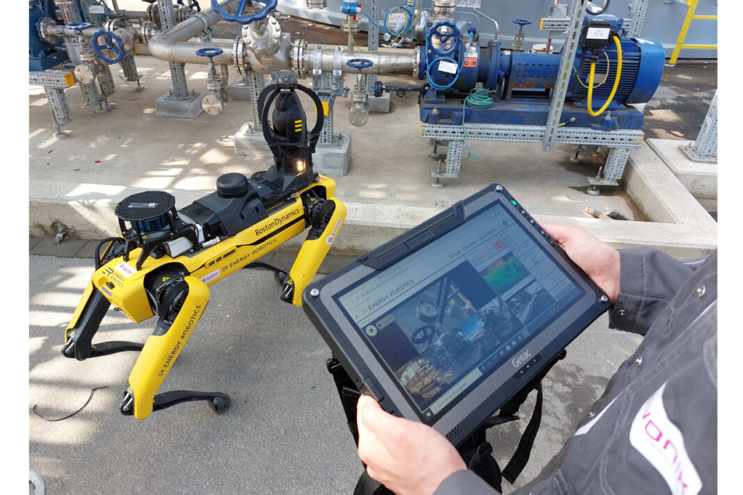 Robotic Maintenance in the Chemical Industry: Evonik Relies on Getac F110 Tablet to Control Autonomous Robot