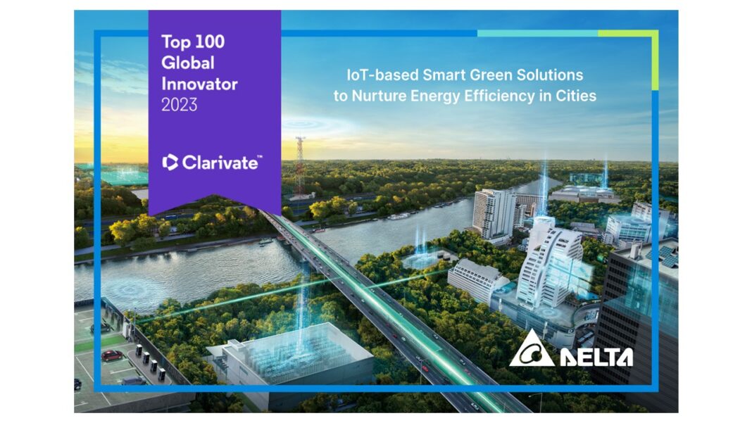 Delta Electronics Recognized as Top 100 Global Innovator 2023 by Clarivate
