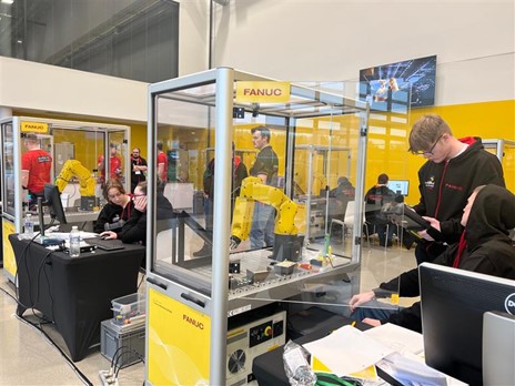 FANUC are deeply committed to supporting automation education at lower foundation level through both their Training Academy and the delivery of robotic equipment to training locations such as schools and technical colleges.
