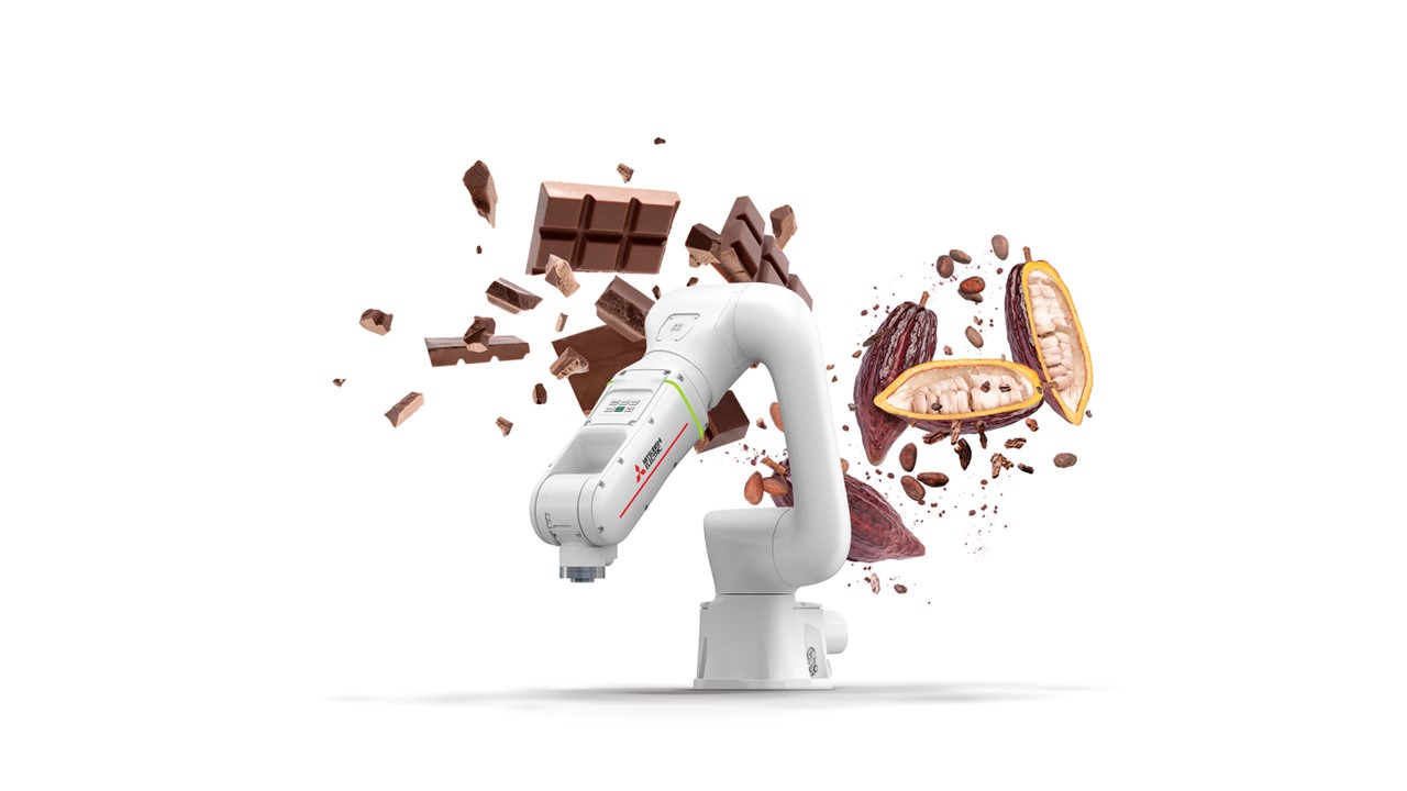 Mitsubishi Electric’s stand at Interpack is a chocolate box of robotic automation perfection