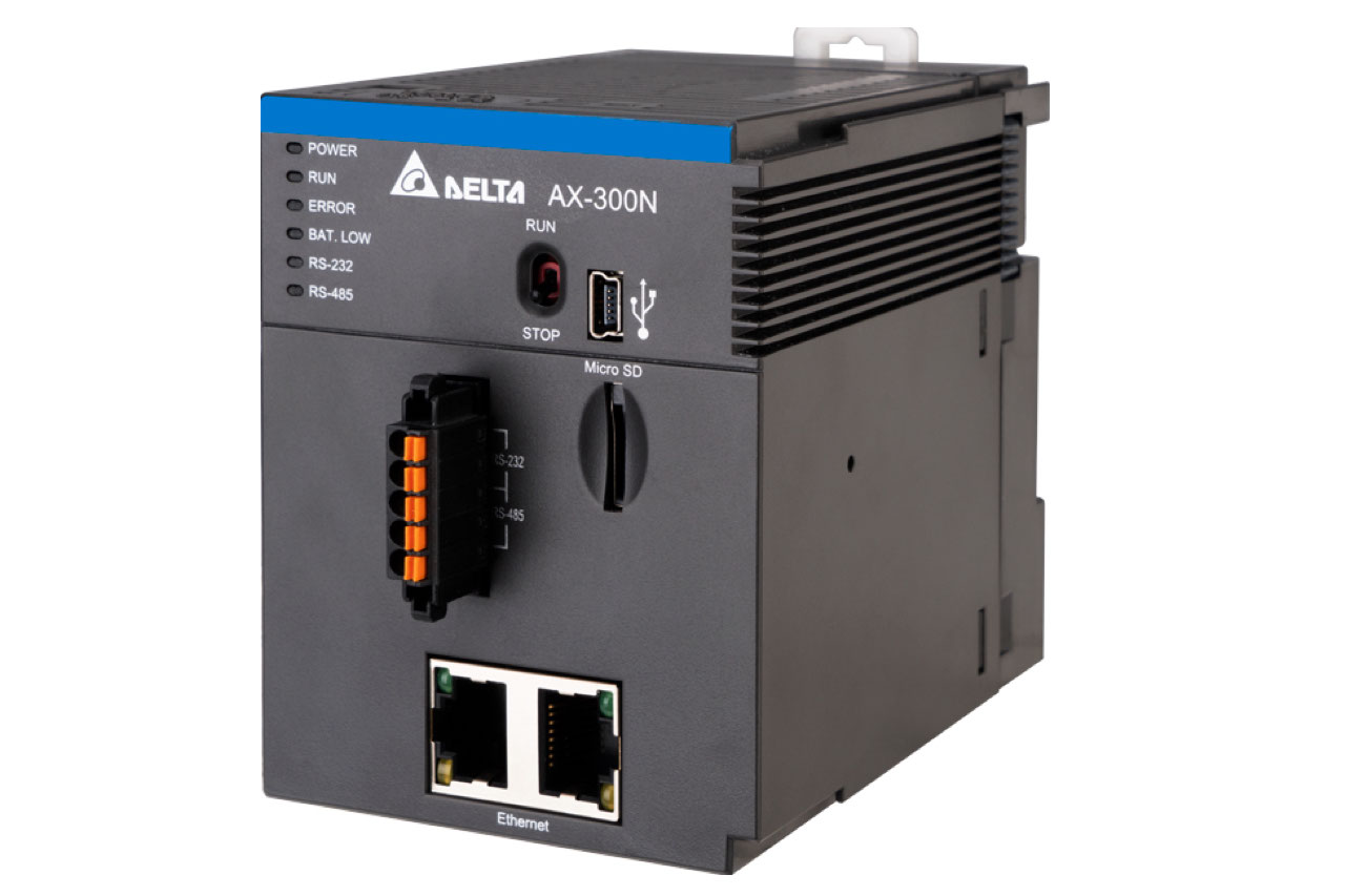 Delta Launches CODESYS-Based AX-300N and AX-324N PLC Controllers Compatible with AS Series IO Portfolio