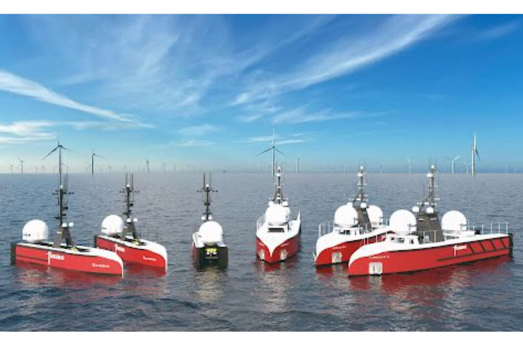 Crewless maintenance vessels to support offshore wind farm repairs