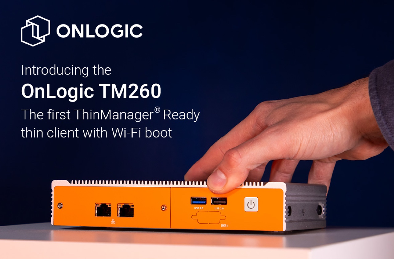 OnLogic Unveils First-ever ThinManager® Ready Industrial Thin Client With Wi-Fi Boot