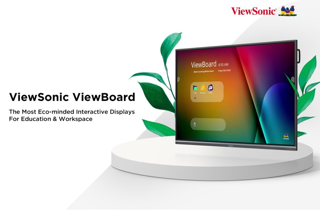 ViewSonic Brings Sustainable Solutions with ViewBoard Interactive Displays