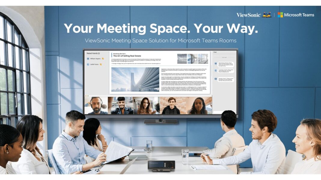 ViewSonic Announces New Meeting Space Solution and TeamWork Software