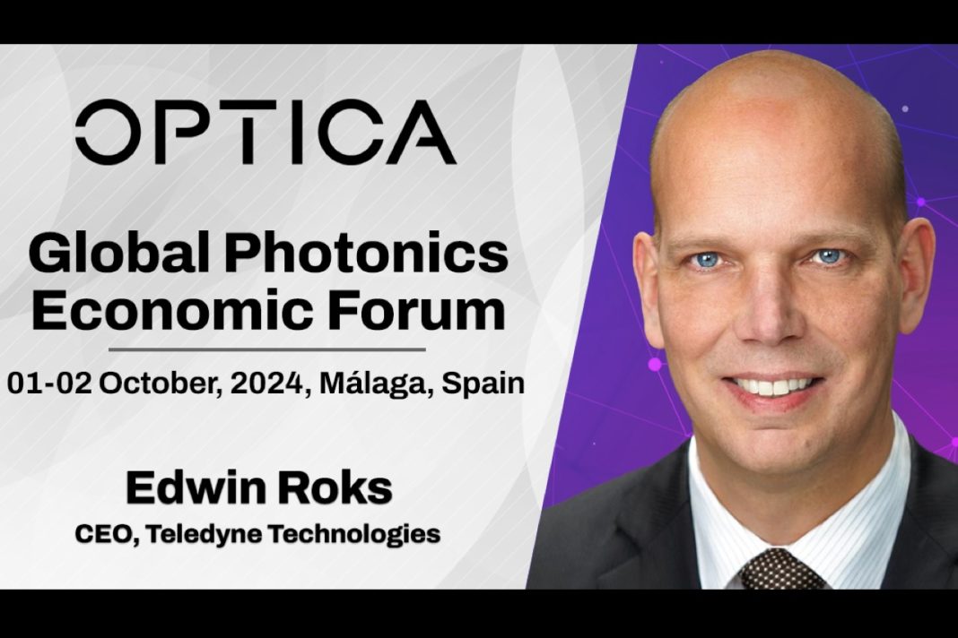 Teledyne’s Edwin Roks to deliver keynote address at Global Photonics Economic Forum 2024