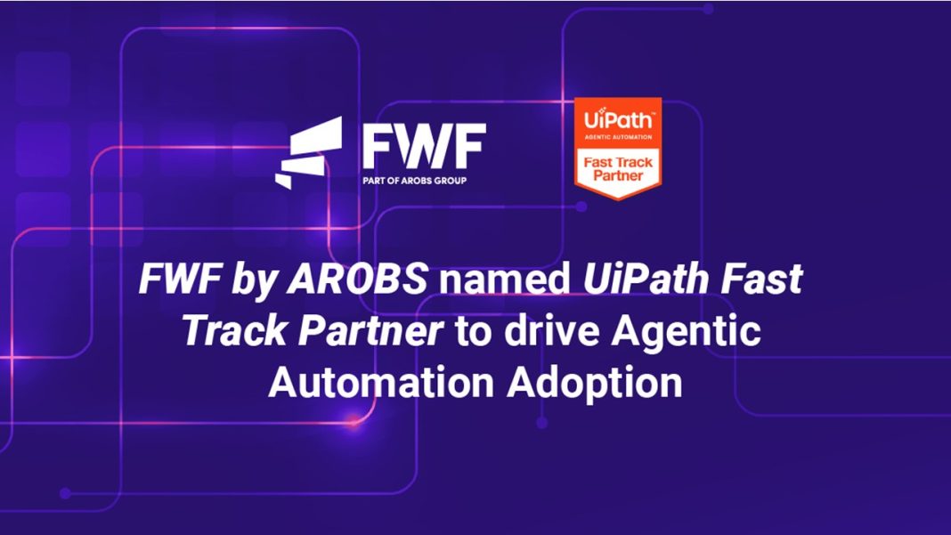 FWF by AROBS named UiPath Fast Track Partner for Agentic Automation