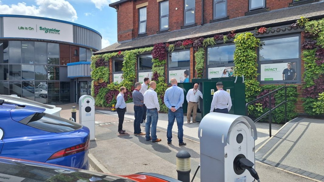 Schneider Electric unites experts at Leeds Innovation Hub, showcases products set to supercharge EV transition