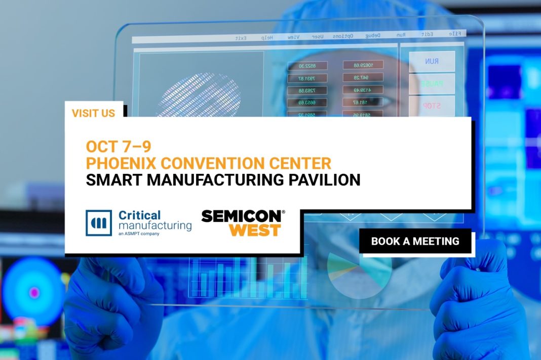 Critical Manufacturing to Demonstrate Advanced MES for Semiconductor Production at SEMICON West