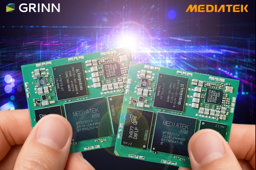Grinn seals partnership with MediaTek following launch of high-performance SOMs based on Genio family processors