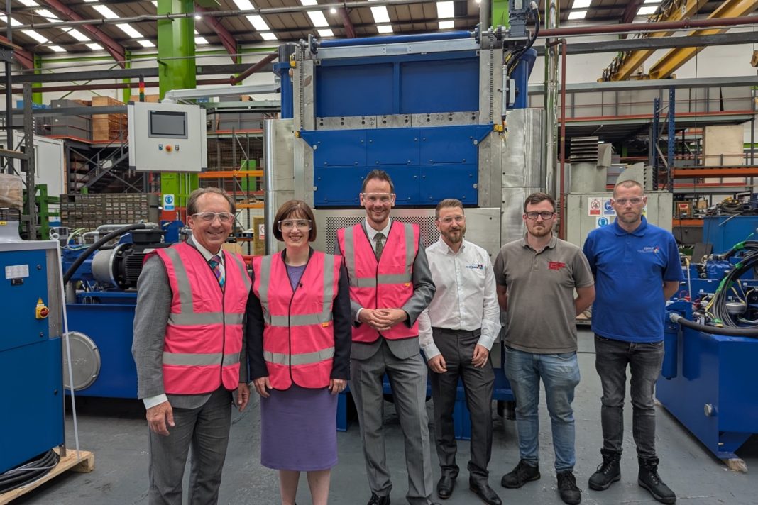 Secretary of State for Education visits Group Rhodes in Wakefield