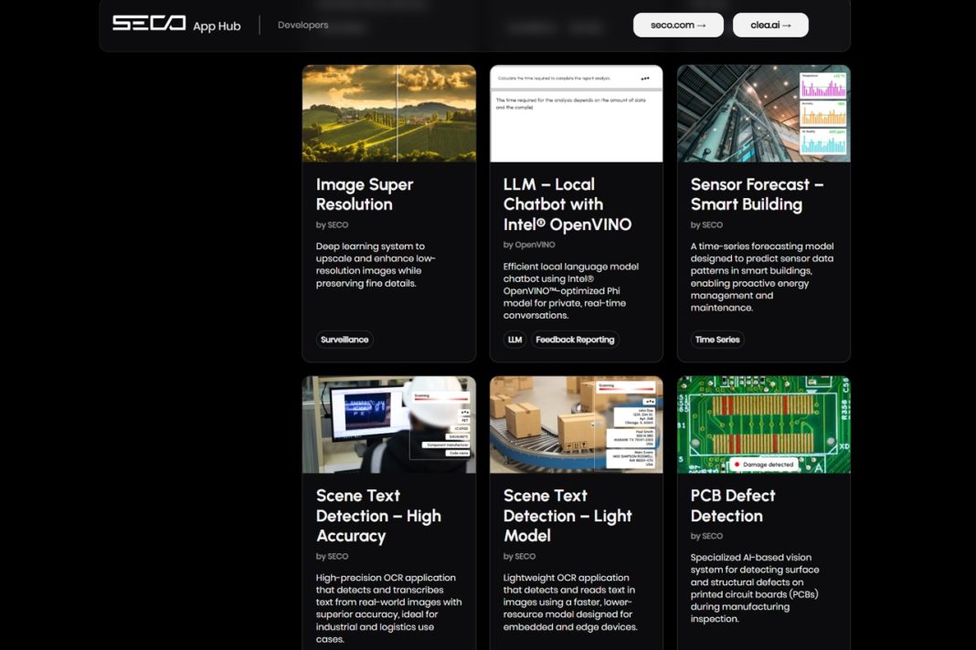 SECO RELEASES NEW AI APPS ON THE APP HUB, NOW WITH FULL DOCUMENTATION, AND A TRIAL OF CLEA SECO RELEASES NEW AI APPS ON THE APP HUB, NOW WITH FULL DOCUMENTATION, AND A TRIAL OF CLEA