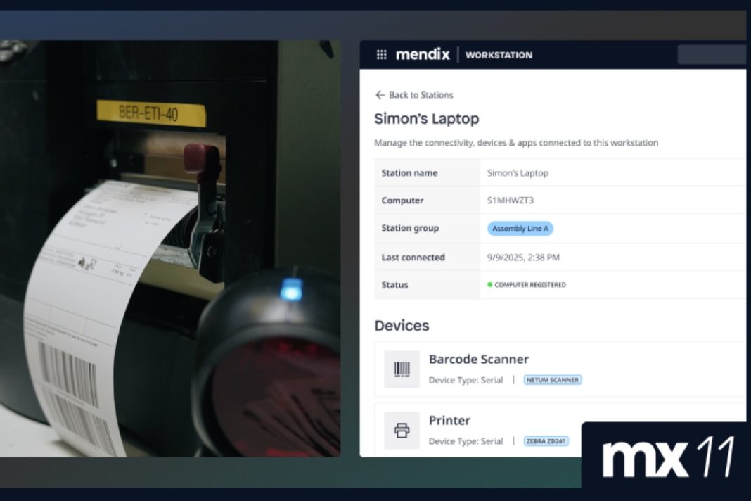 Creating the next wave of smart manufacturing with Mendix Connect for Workstation