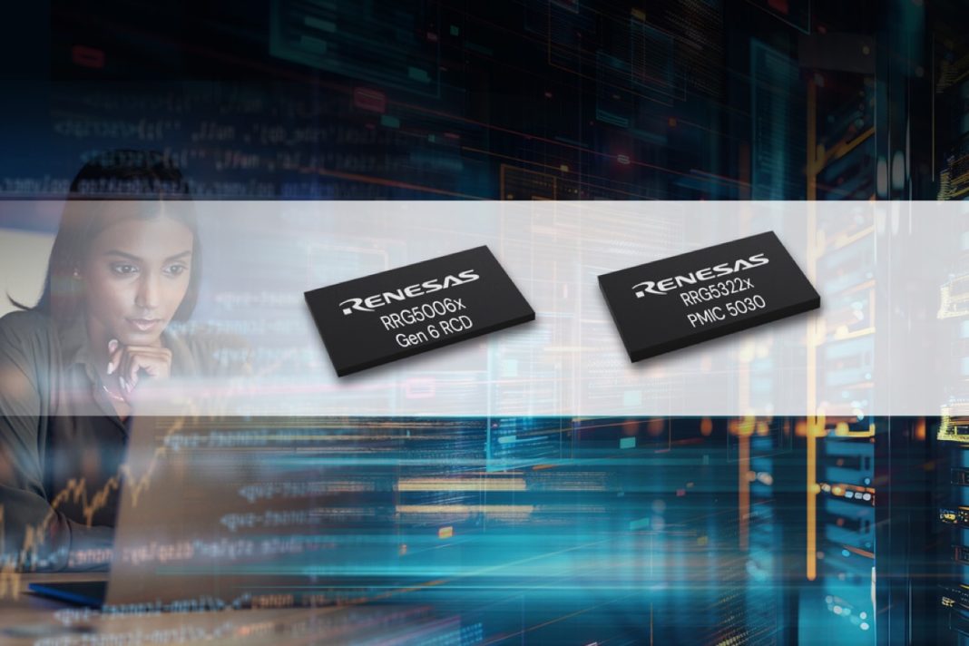 Renesas’ Industry-First Gen6 DDR5 Registered Clock Driver Sets Performance Benchmark by Delivering 9600 MT/s