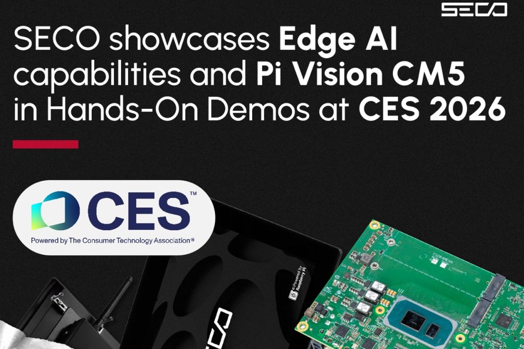 SECO Showcases Edge AI Capabilities and PI Vision 10.1 CM5 In Hands-On Demos at CES 2026