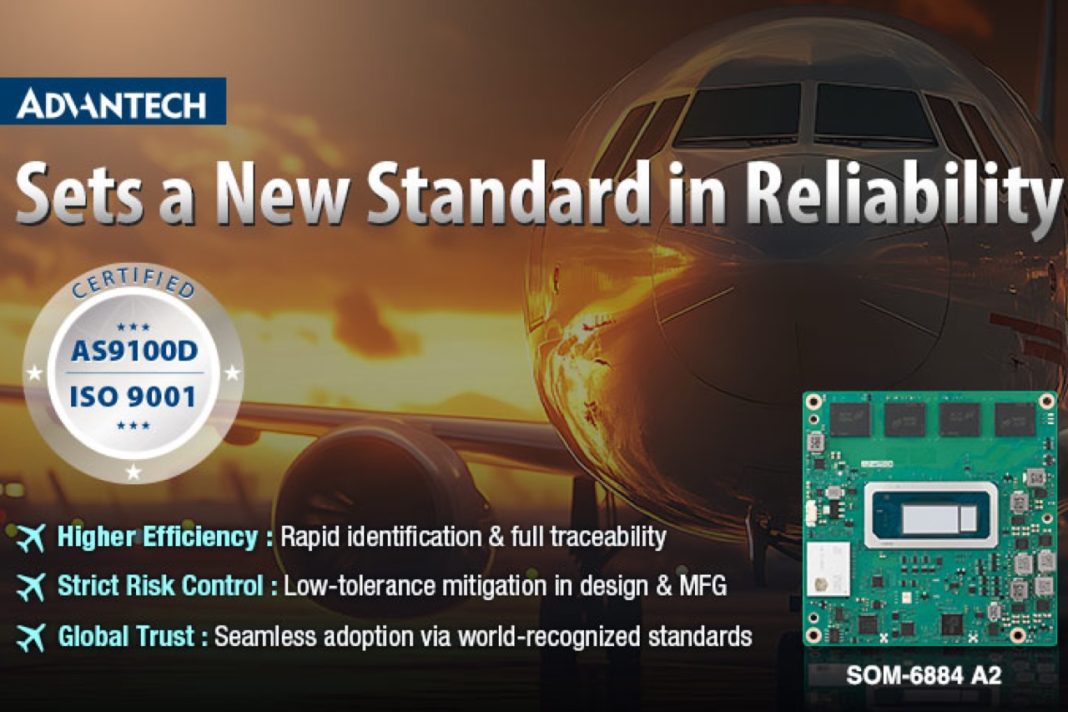 Advantech Achieves AS9100 Certification, Bolstering Trust in High-Stakes Applications Advantech Achieves AS9100 Certification, Bolstering Trust in High-Stakes Applications