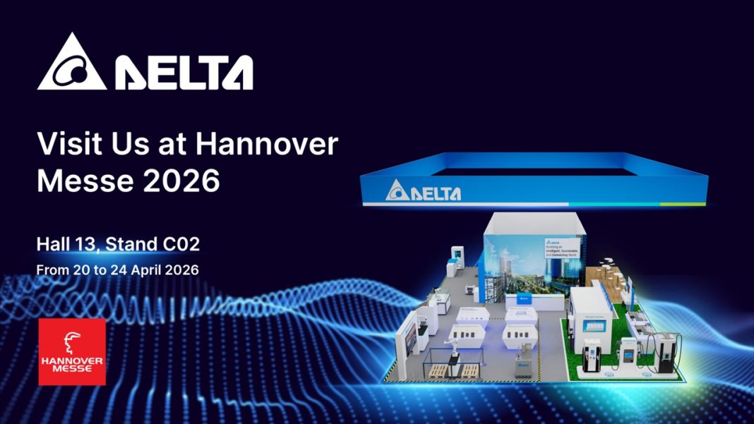 Delta to Showcase AI-Driven Smart Manufacturing, Advanced EV Charging and Industrial Power Solutions at Hannover Messe 2026