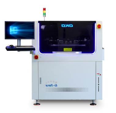GKG G-Tera and GL-Star SMT solder paste printing machines for electronics manufacturing