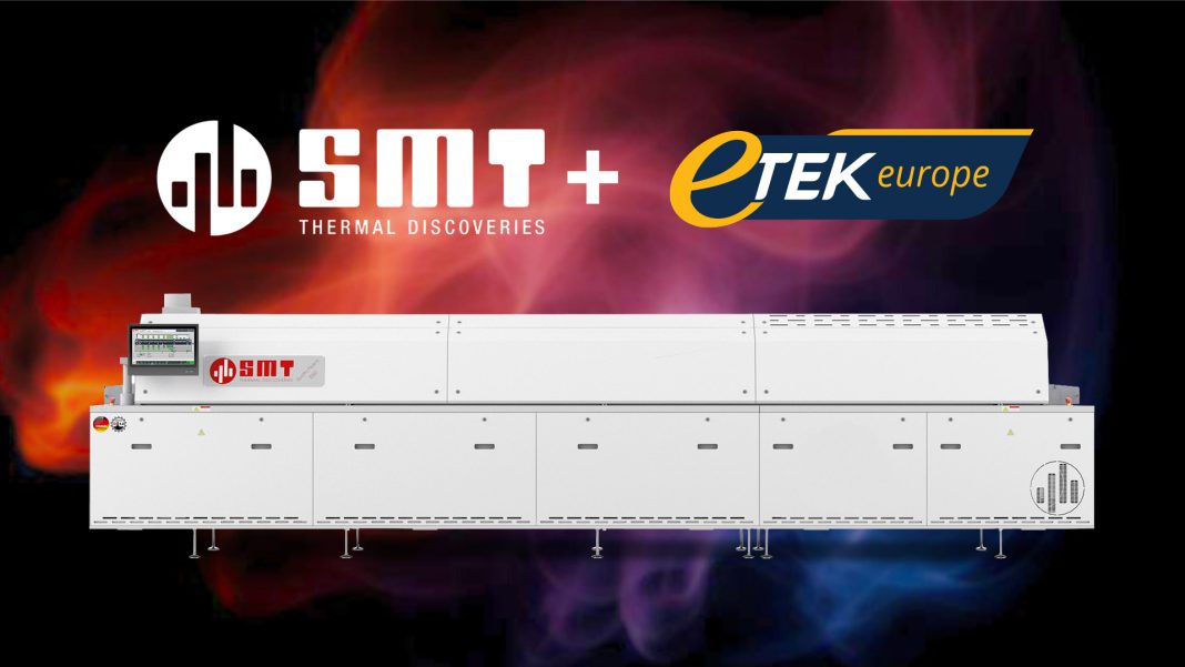 Etek Europe Appointed as Official UK Representative for SMT Thermal Discoveries’ Reflow Soldering Systems. Etek Europe Appointed as Official UK Representative for SMT Thermal Discoveries’