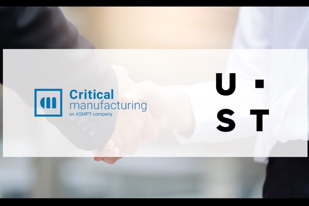 Critical Manufacturing Partners with UST to Strengthen MES Implementation for High-tech Industries Across Southeast Asia and India Critical Manufacturing Partners with UST to Strengthen MES Implementation for High-tech Industries Across Southeast Asia and India