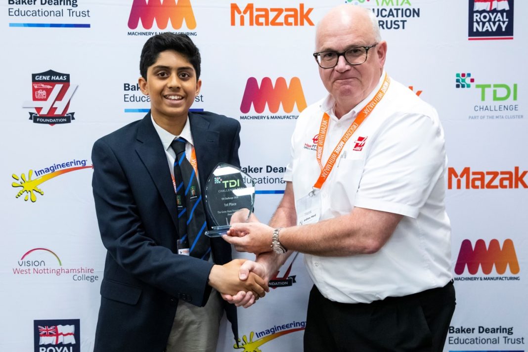 Make-UK.jpg Young engineering students presenting innovative projects at the MTA TDI Challenge 2026 national final at Yamazaki Mazak, Worcester
