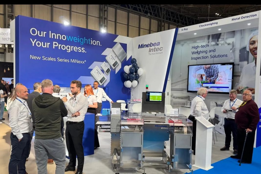Minebea Intec presents their new approach to customised solutions ‘Engineered for you’ at PPMA 2026 Minebea Intec Flexus Combi checkweigher and inspection equipment on display at PPMA 2026 trade show