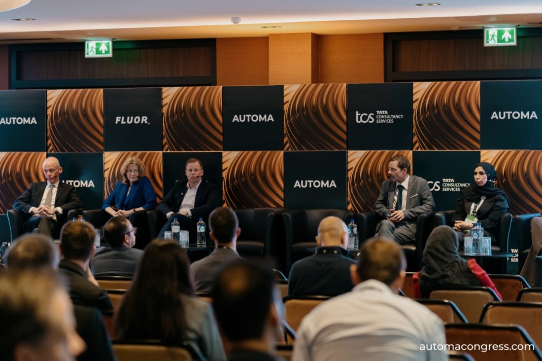 Industry professionals networking at Automa 2026 oil and gas AI conference in Amsterdam
