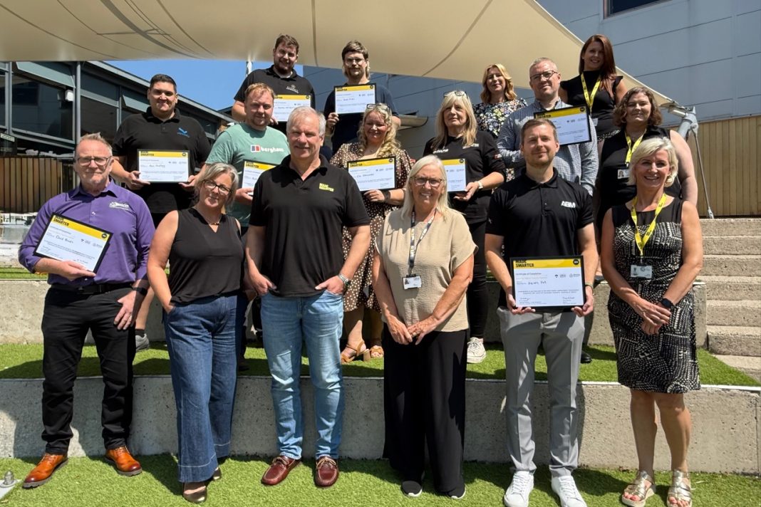 Manufacturers hail instant impact of digital leadership programme North West manufacturing leaders completing the Made Smarter Leading Digital Transformation programme workshop session