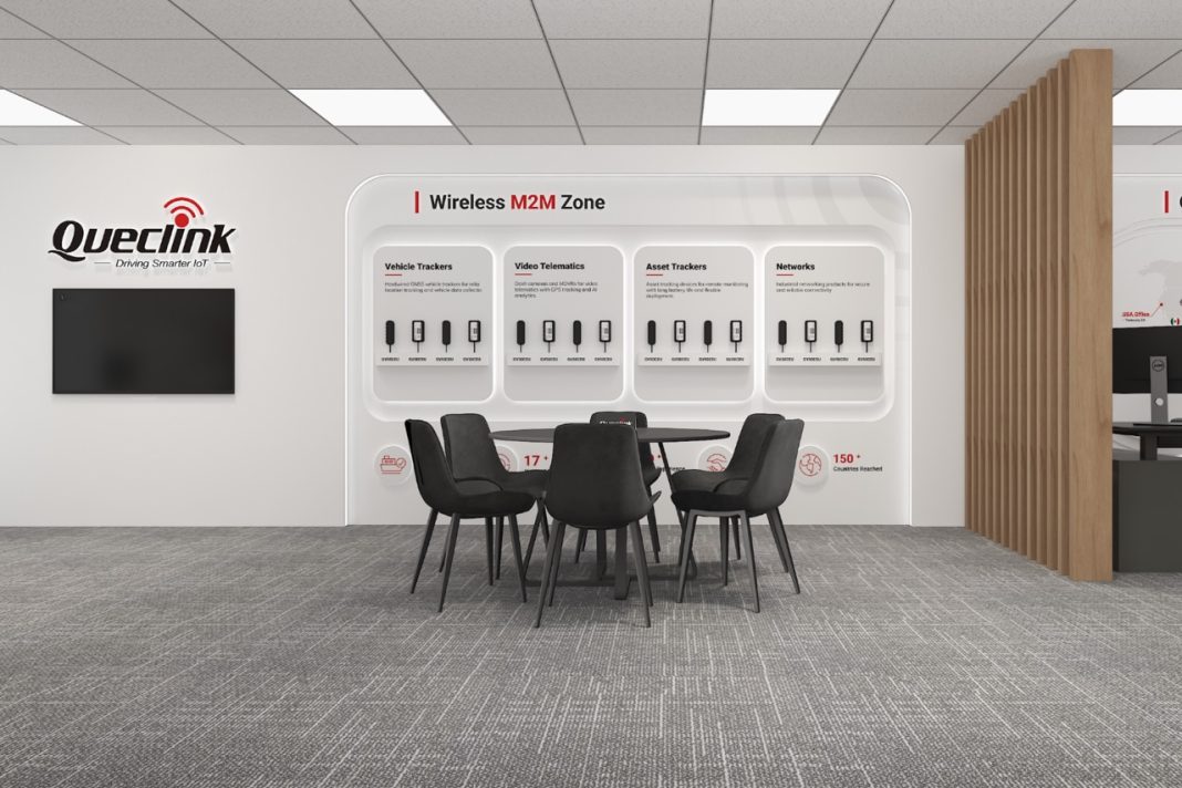 Queclink Wireless Solutions new Madrid Spain office exterior representing European IoT expansion and growth strategy