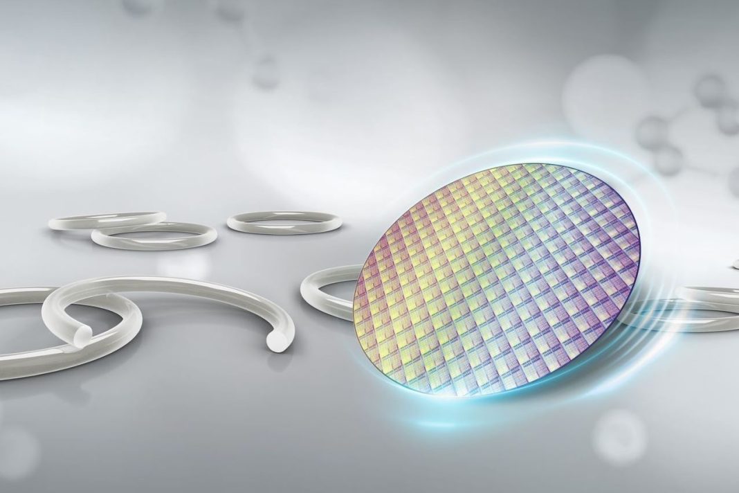 Trelleborg Sealing Solutions advanced semiconductor sealing materials and components displayed at SEMICON West trade show booth