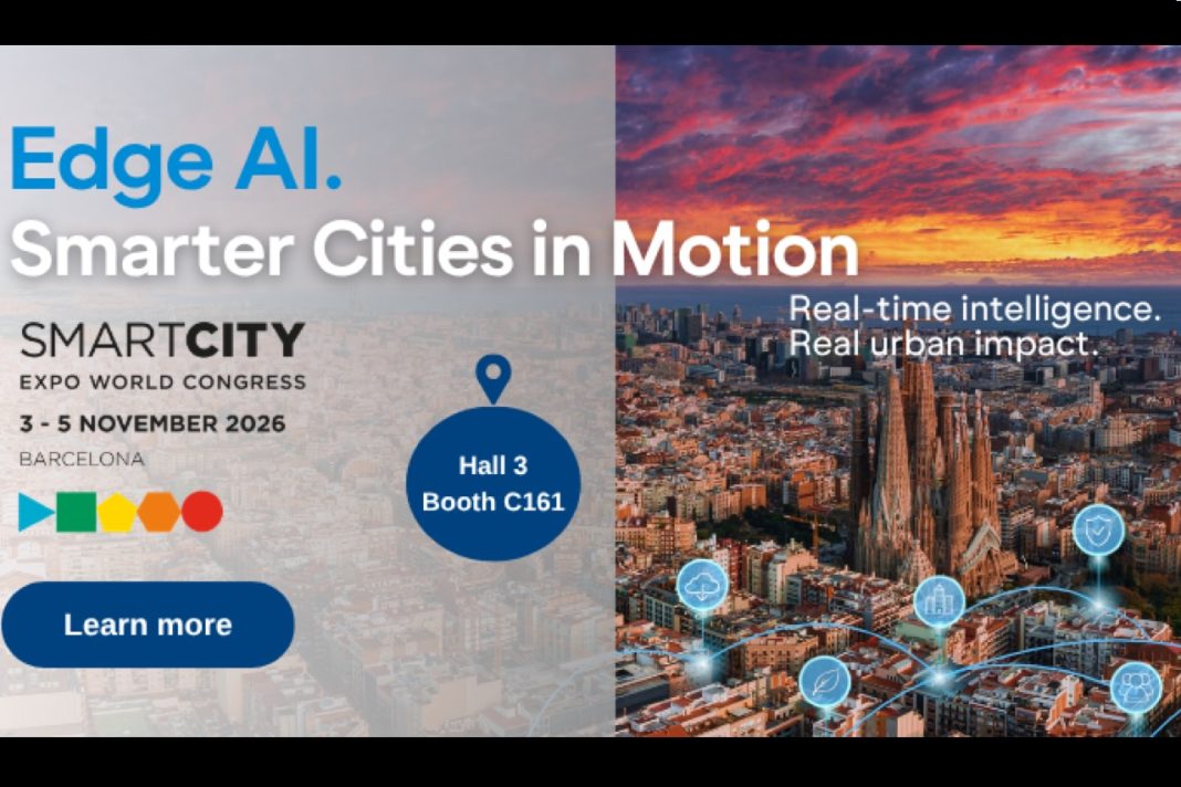 Advantech Edge AI solutions showcased at Smart City Expo World Congress 2026 in Barcelona, featuring NVIDIA-powered urban technology