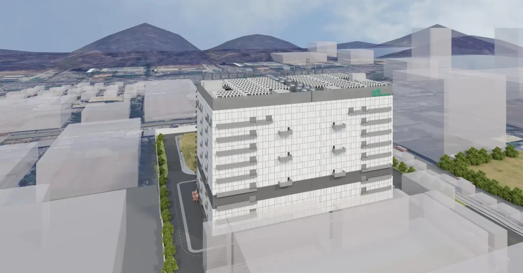 Data-Centre-in-Mumbai-to-Support-Growing-AI-Demand-.webp Construction site of the Mumbai 3 AI-ready data centre at Navi Mumbai Campus developed by Colt DCS and RMZ