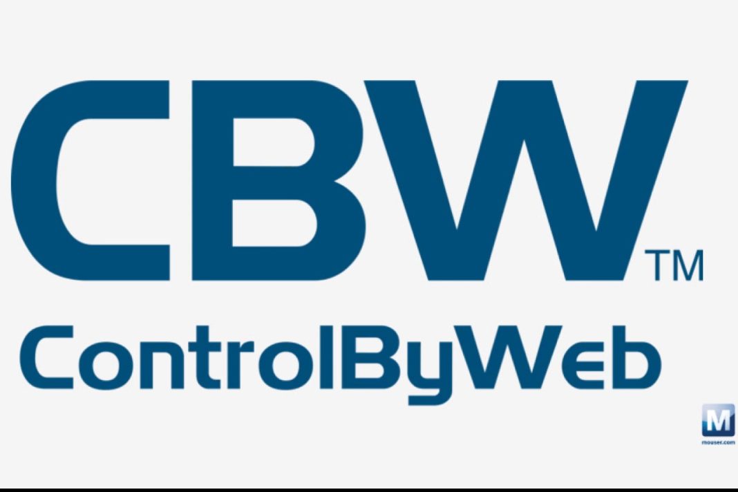 Mouser Electronics and ControlByWeb industrial IoT controllers for remote monitoring, control and data acquisition