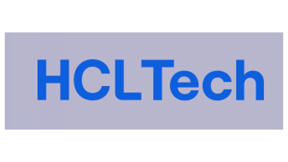 HCLTech global technology company logo with digital AI and industry transformation concept imagery