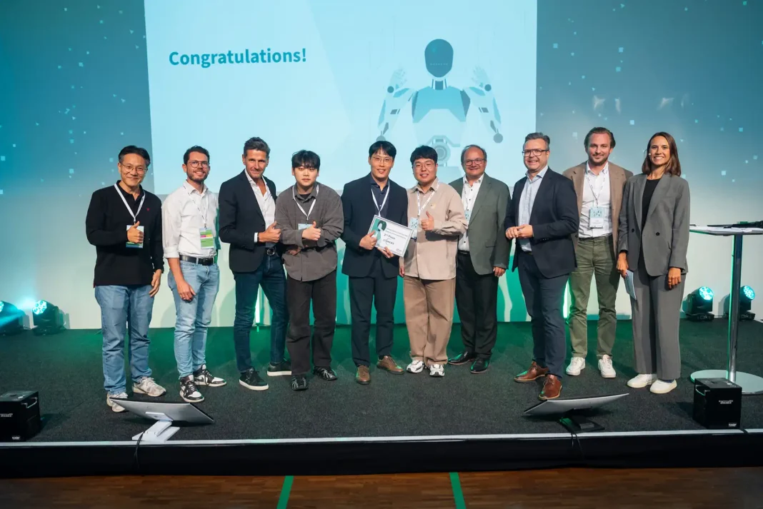 Infineon Startup Challenge 2026 Demo Day at EBSCON in Graz, Austria, showcasing humanoid robotics startup innovations